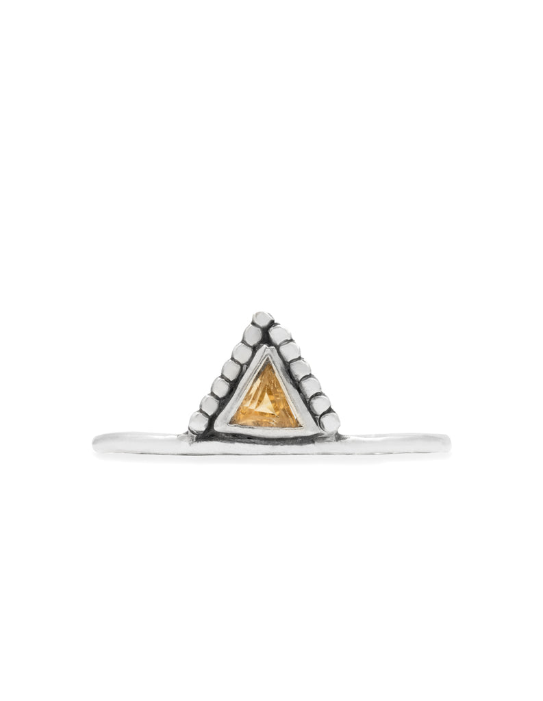 golden triangle ring by may hofman jewellery